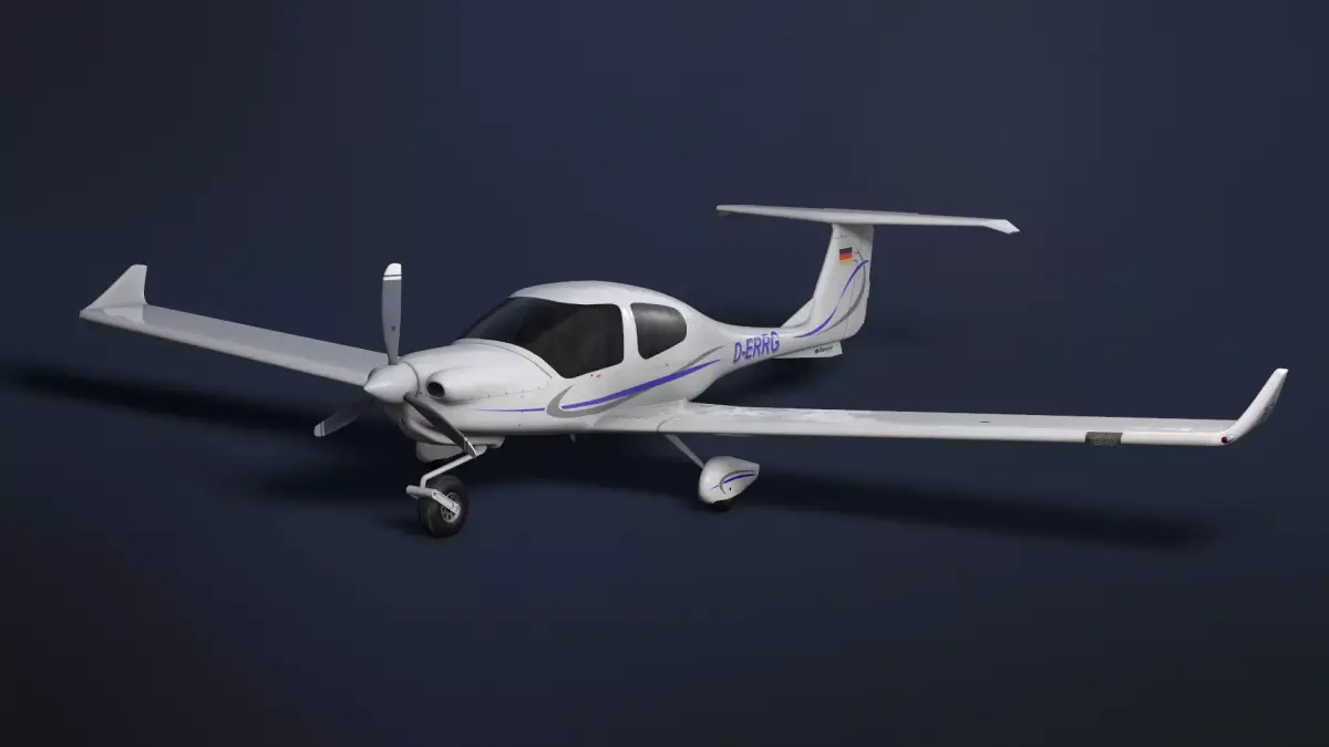 Diamond DA40 3D model