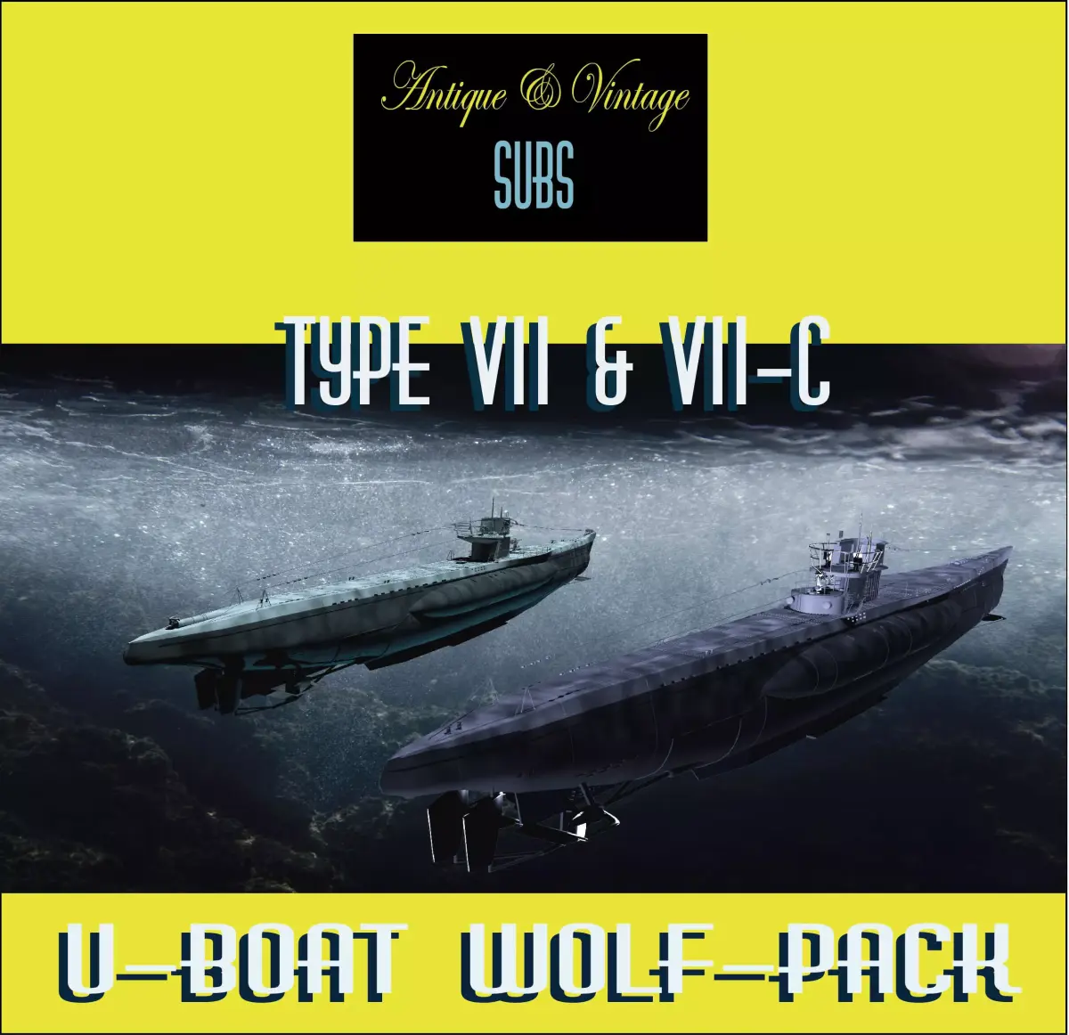 Uboat Wolf Pack-Types VII - VII-C 3D model
