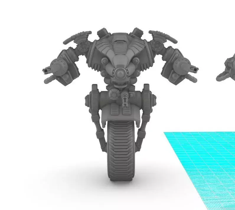 Project Raptor- Wheeled Raptor Lower Chassis 3D print model