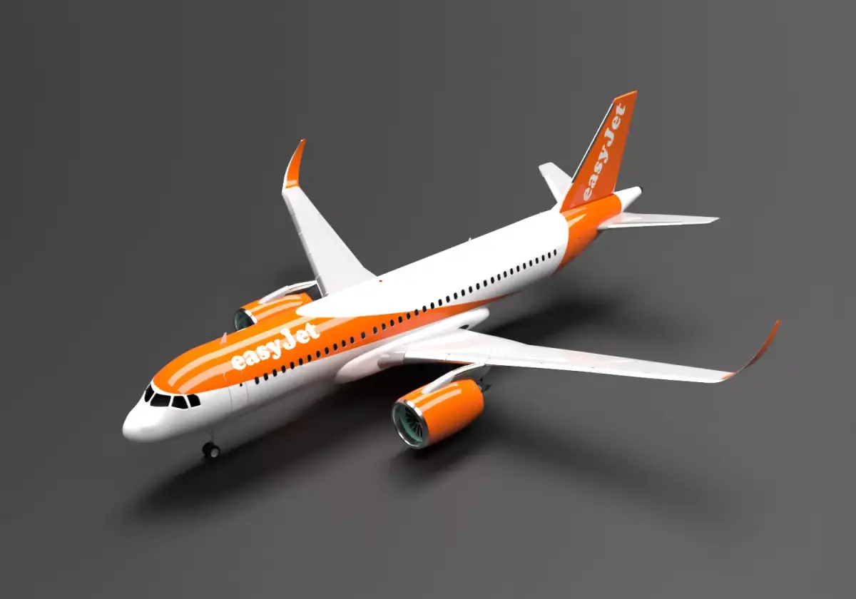 Airbus A320 NEO  EasyJet Livery 3D model