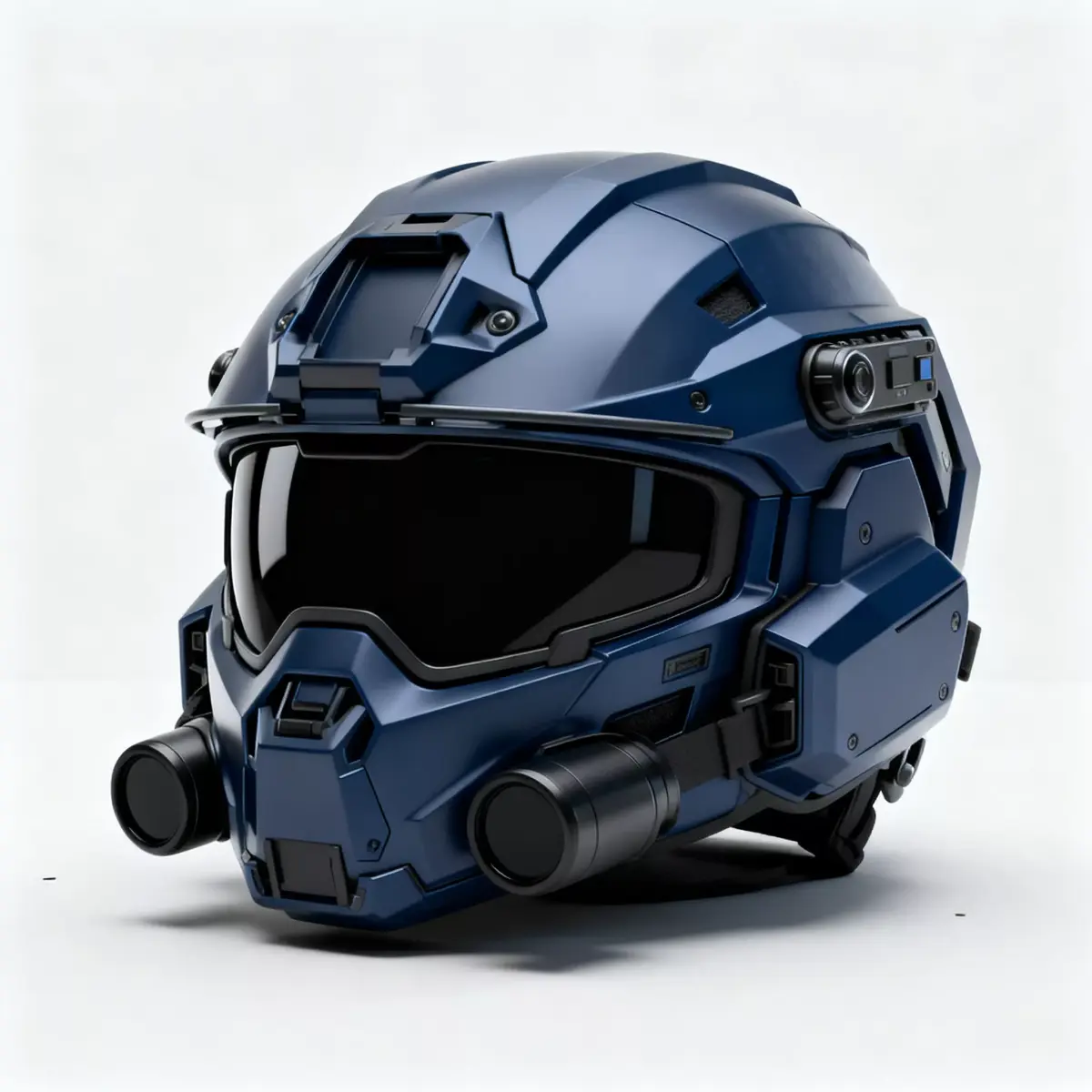 Realistic Sci-Fi Tactical Helmet 3D Model Low-poly 3D model