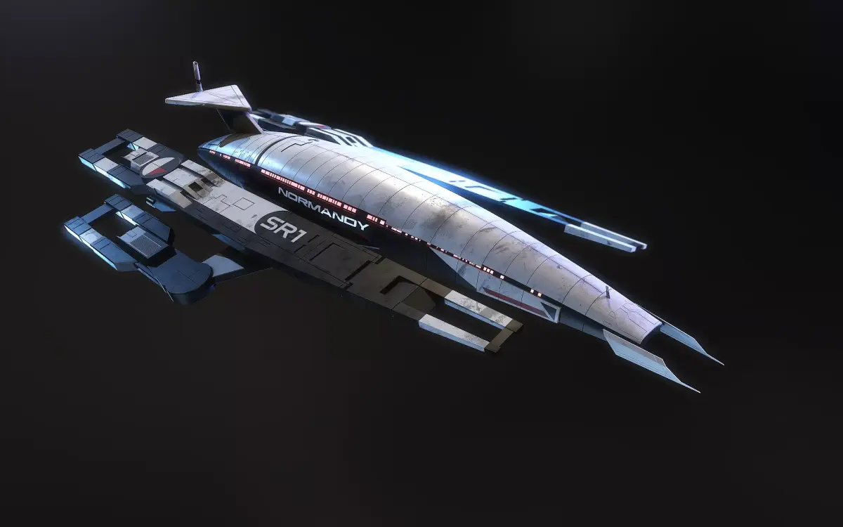 SR1 Normandy Mass Effect 3D model