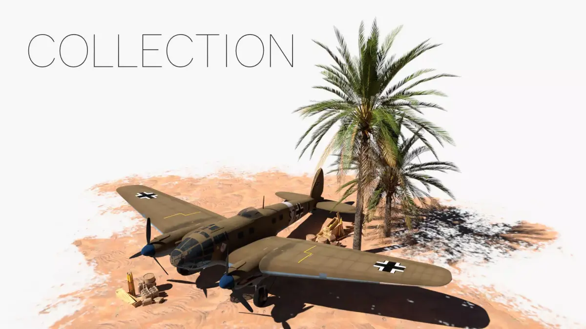 WW2 Afrika Korps Assets 3D Model Collection