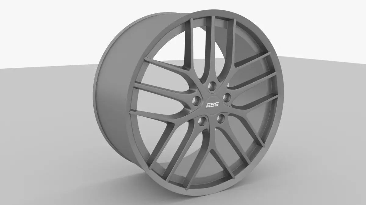 BBS CC-R Low-poly 3D model