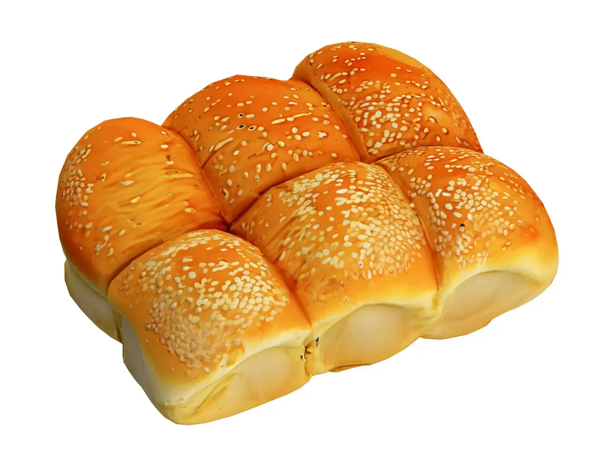 Bread Low-poly 3D model