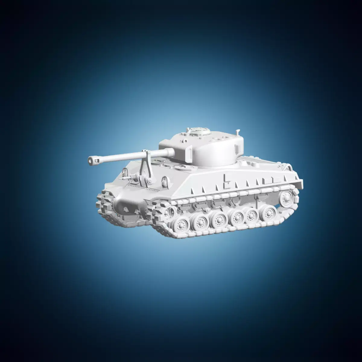 Historical Military Tank Model 3D print model