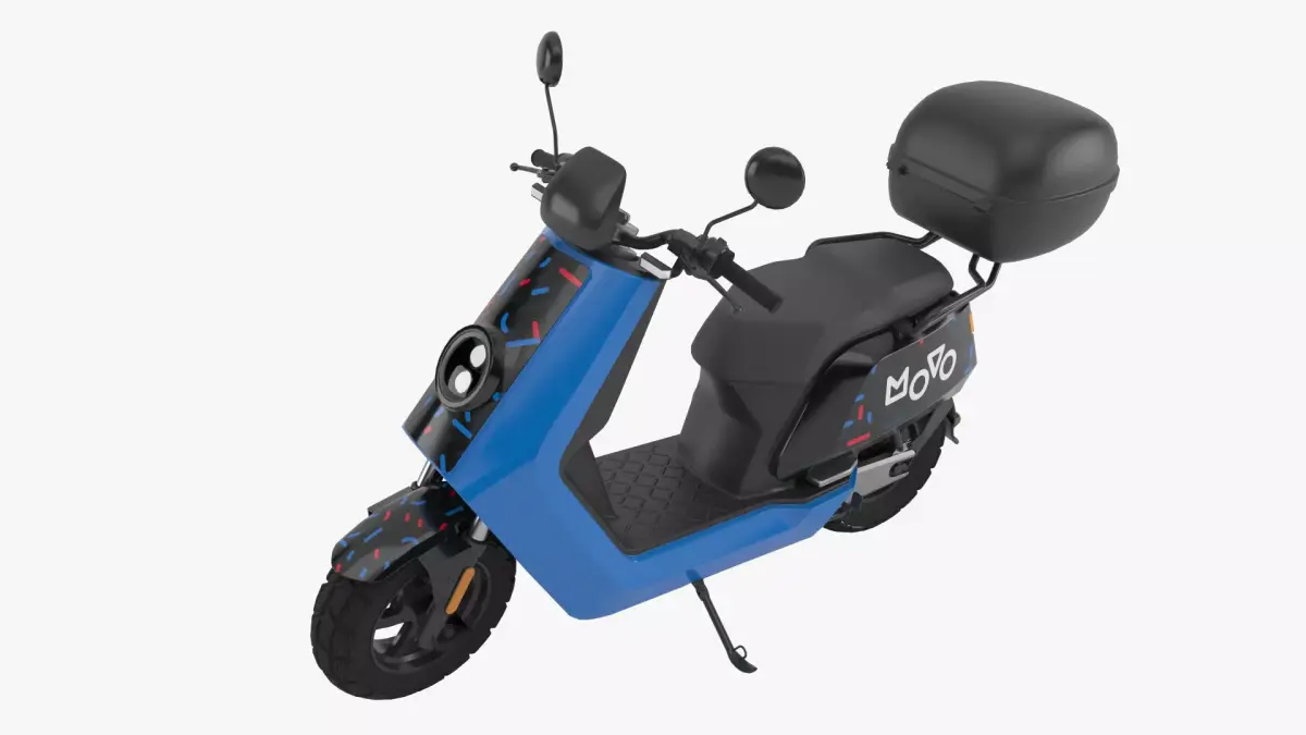 Niu Movo Rideshare Low-poly 3D model