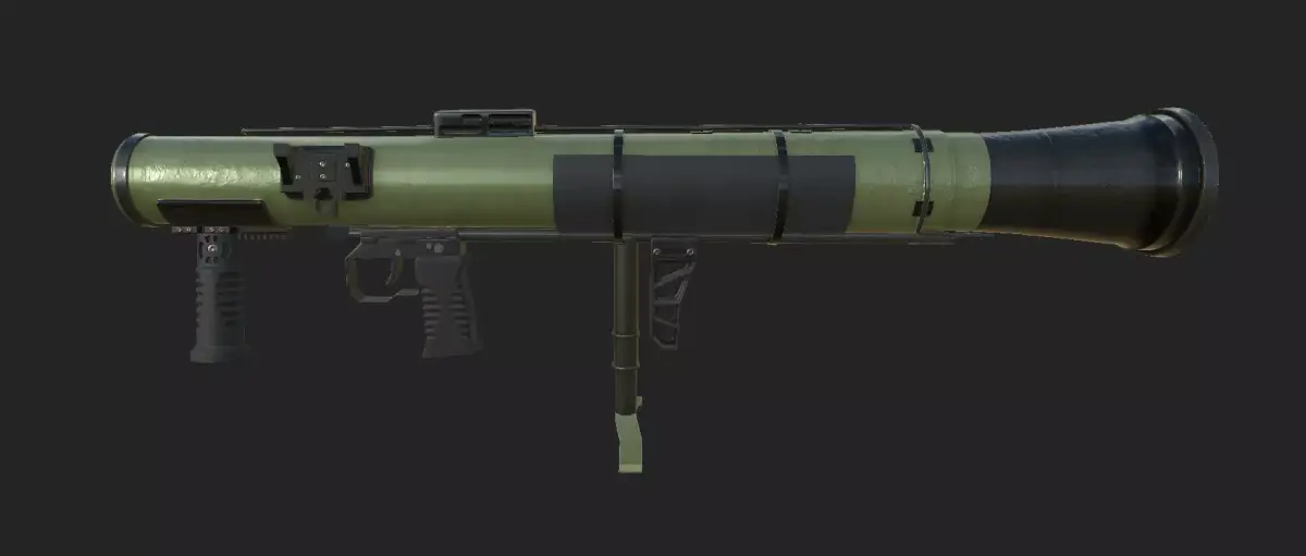 Rocket Launcher Low-poly 3D model order