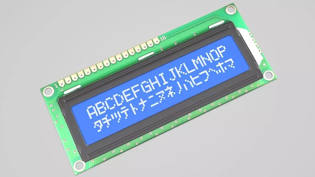 Liquid Crystal Display Screen Component 3D model