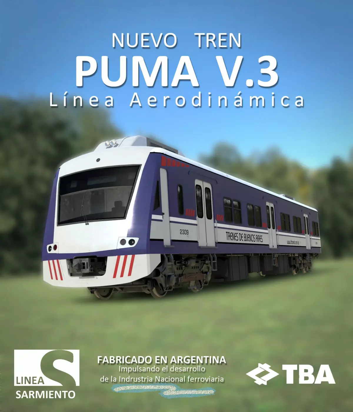  Puma v3 Linea Aerodinamica EMU 3D model