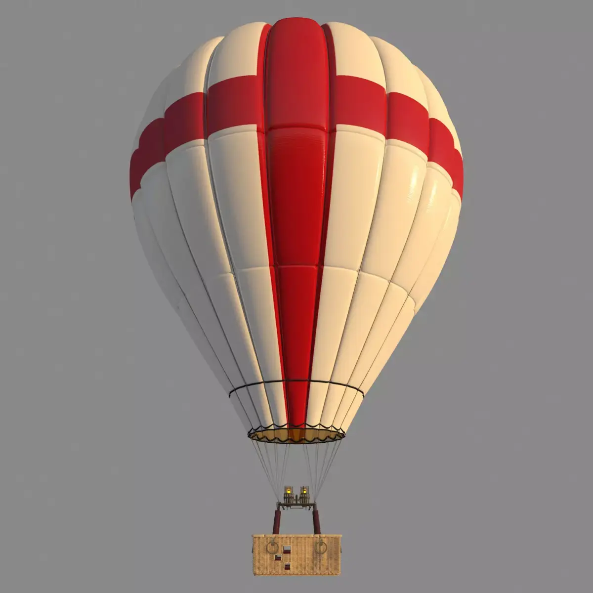 EnglandFlag-Parachute hot air balloon - hot air balloon 3D model