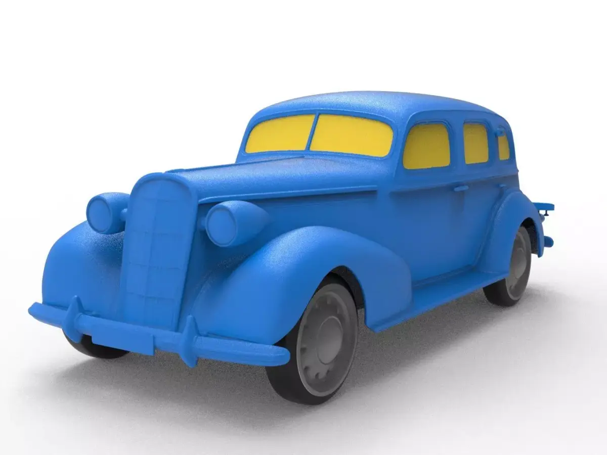 Buick Roadmaster 1936 Classic Car 3D print model