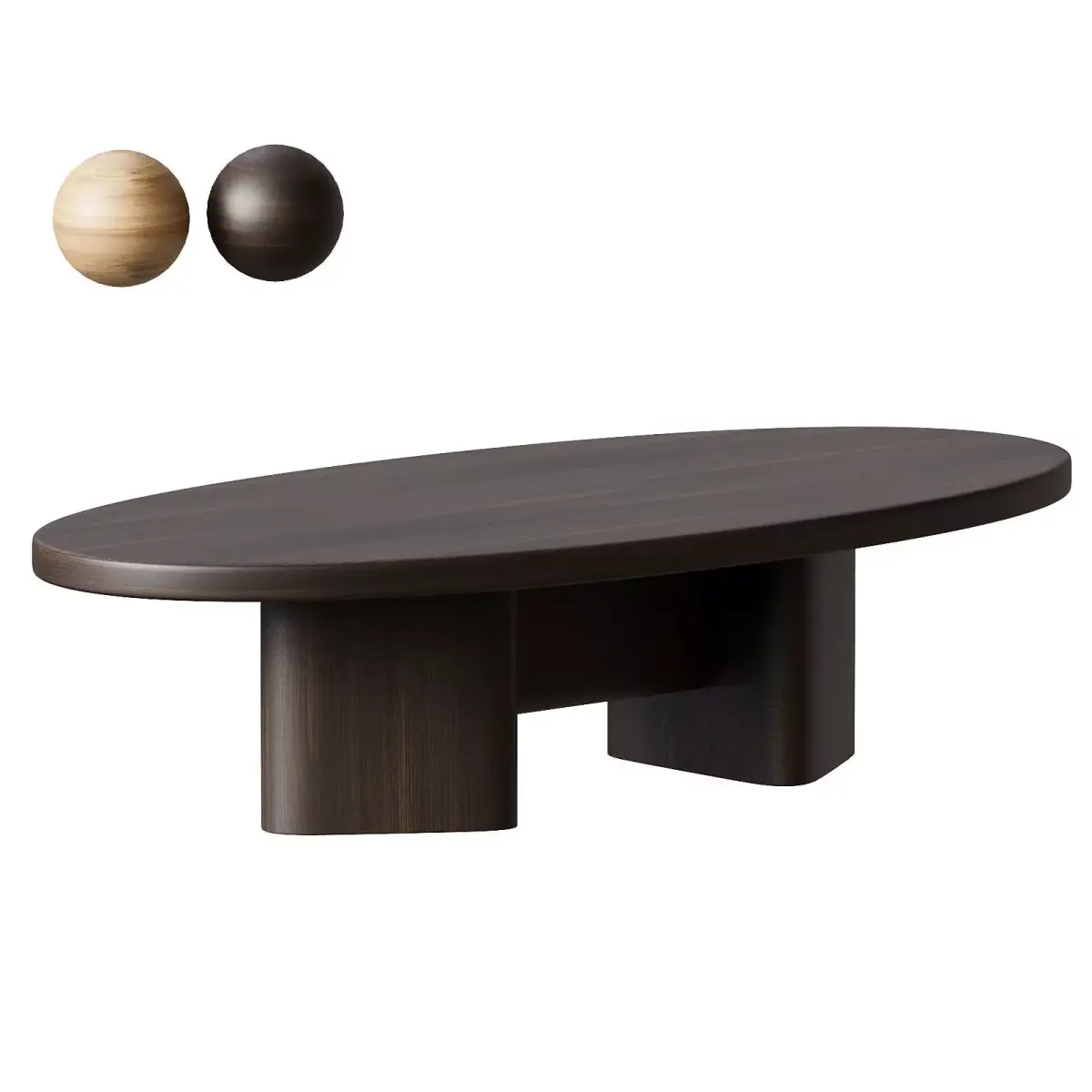 Modern Fishes 18 Coffee Table 3D model