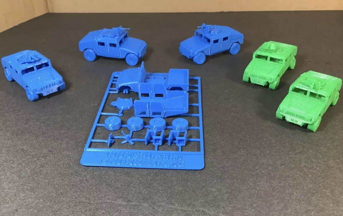 Humvee Card Model 1 100 Scale  3D print model