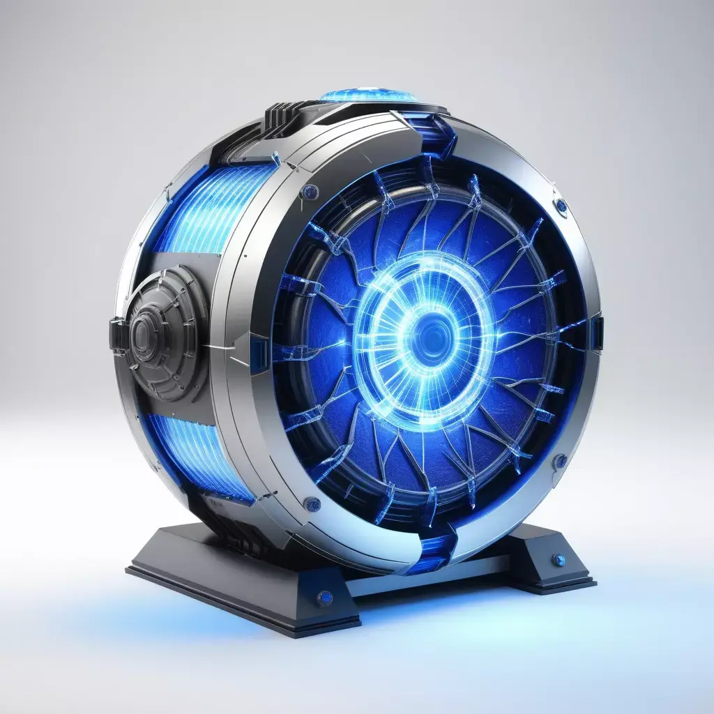 Futuristic Energy Shield Generator 3D model