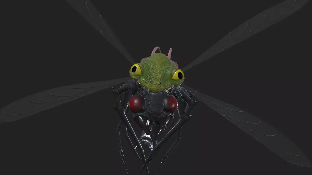 Monster Beetle Creature Low-poly 3D model