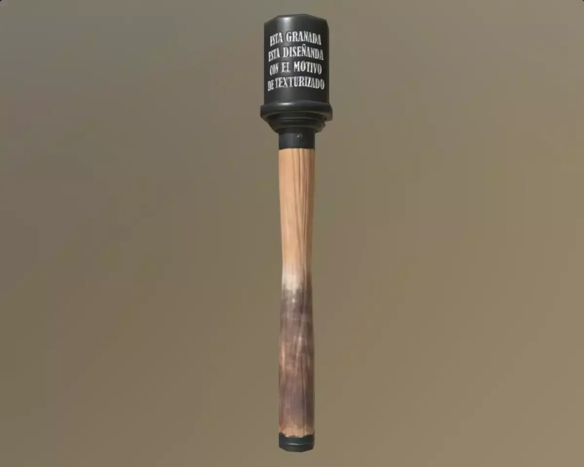 Grenade German LowPoly FREE Free low-poly 3D model
