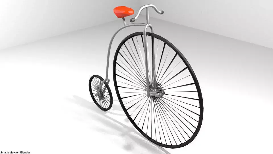 Bicycle - Vintage 3D model