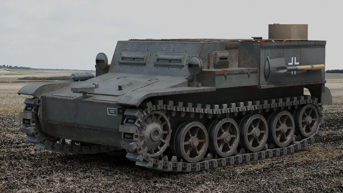 Ammunition Tractor VK 3-02 3D model