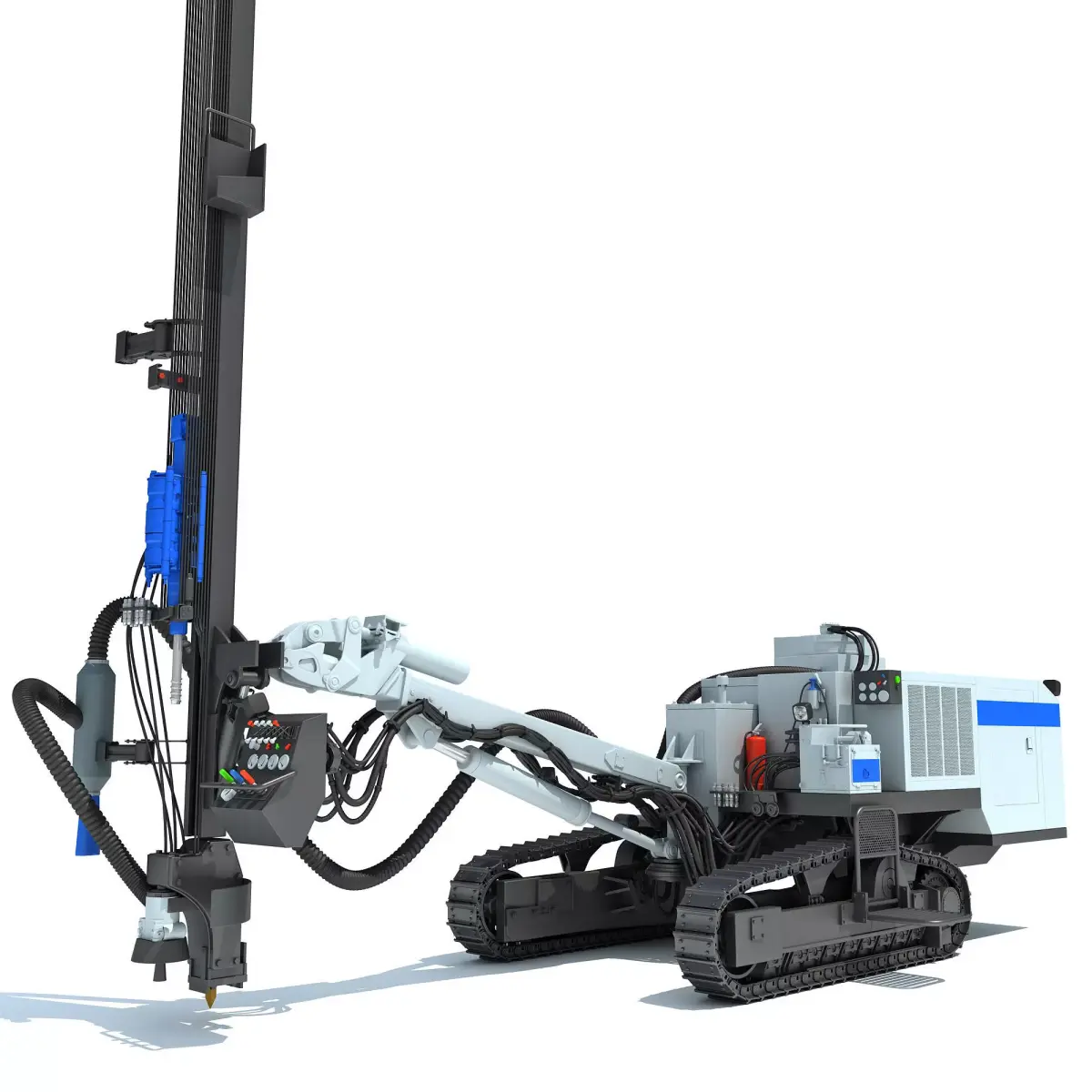 Rock Drilling Rig 3D model