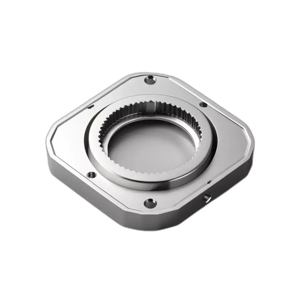 Precision Industrial Spline Drive Component Low-poly 3D model