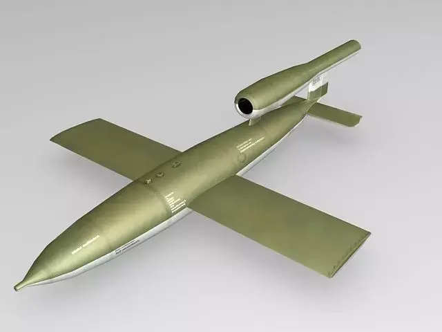 V1 Flying bomb Low-poly 3D model purchase