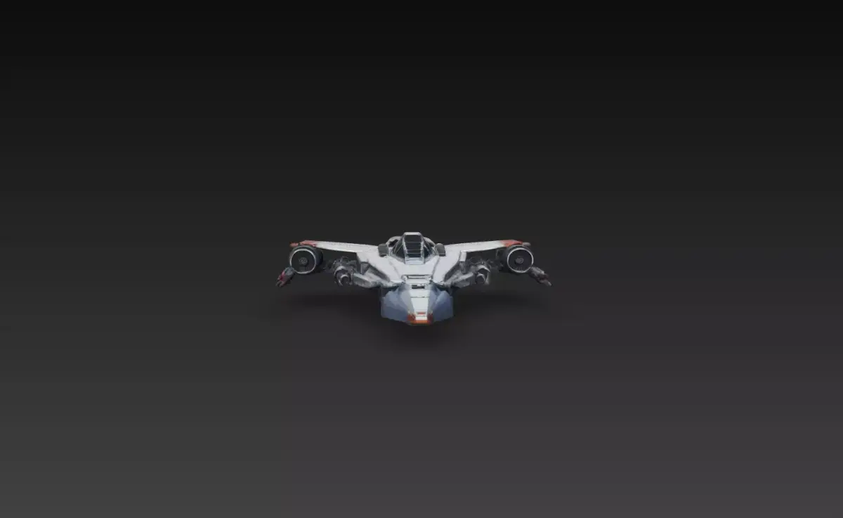 Sci-Fi Multi-Role Combat Fighter Aircraft STL 3D print model