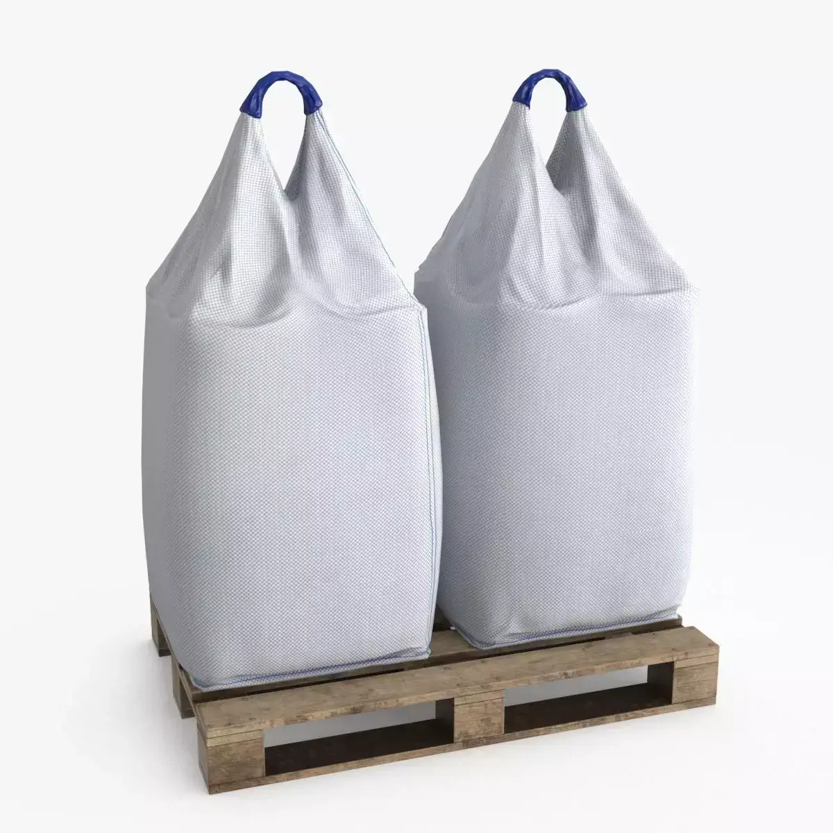 Bulk Bag Low-poly 3D model