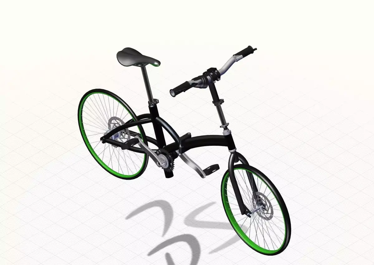 Folding Bicycle 3D model