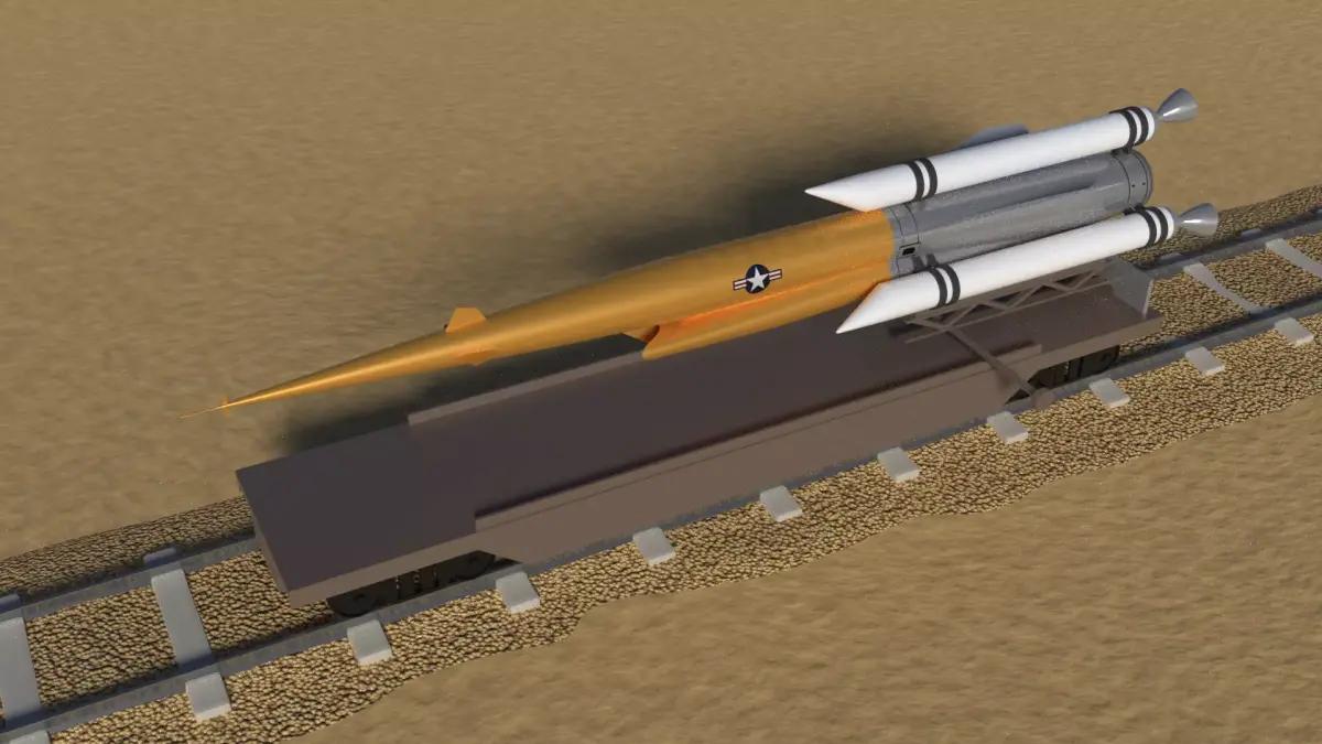 Vought SLAM Supersonic Low Altitude Missile 3D model