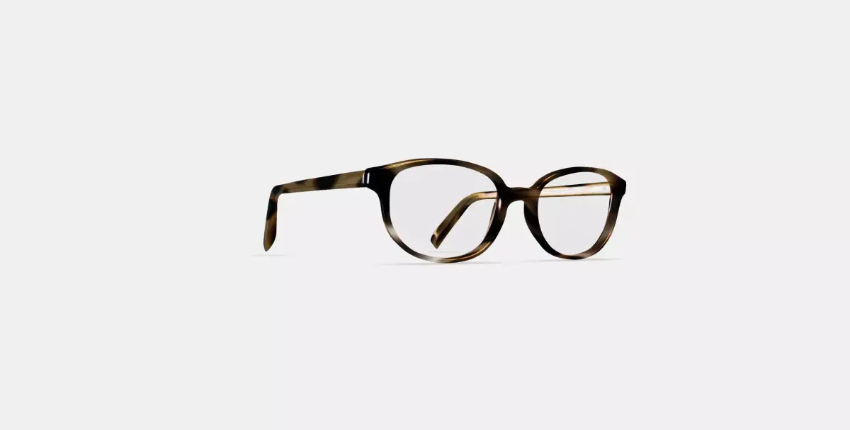 Ira Eyeglasses in Striped Sassafras 3D model