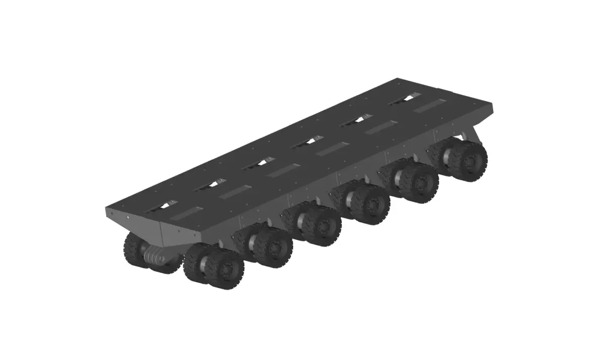 Self Propelled Modular Transporter 3D model