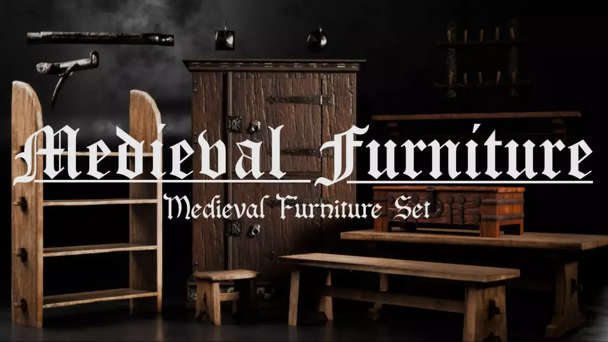 Medieval Furniture pack