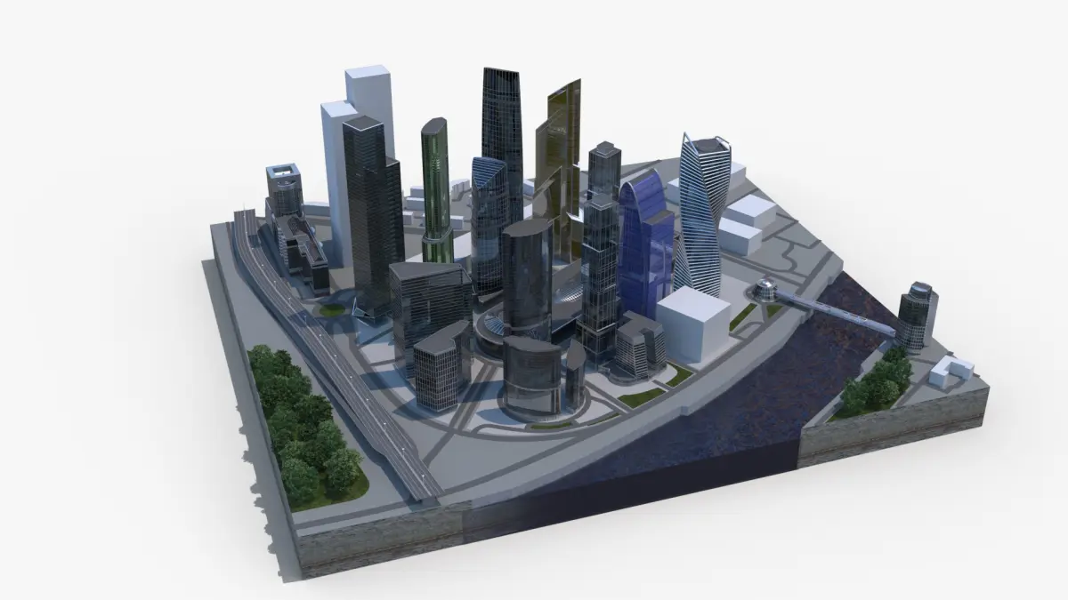 Moscow city  purchase 3D model