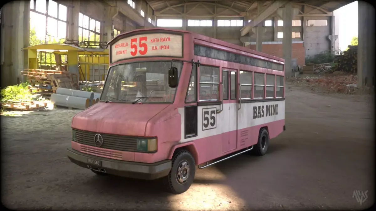 Bas Mini v01 Low-poly 3D model