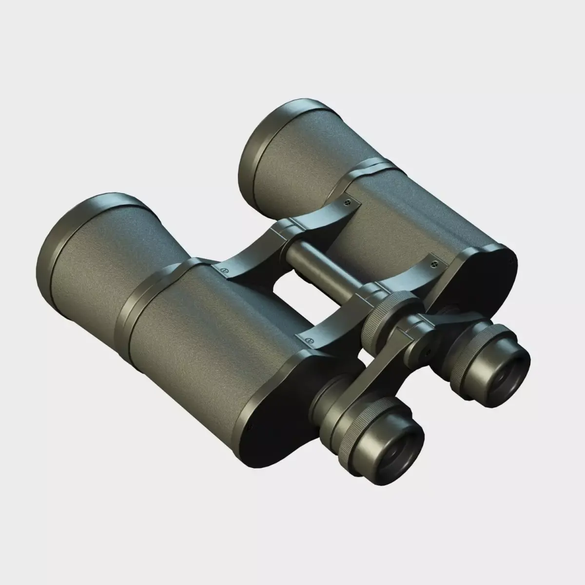 Binoculars PBR Low-poly 3D model