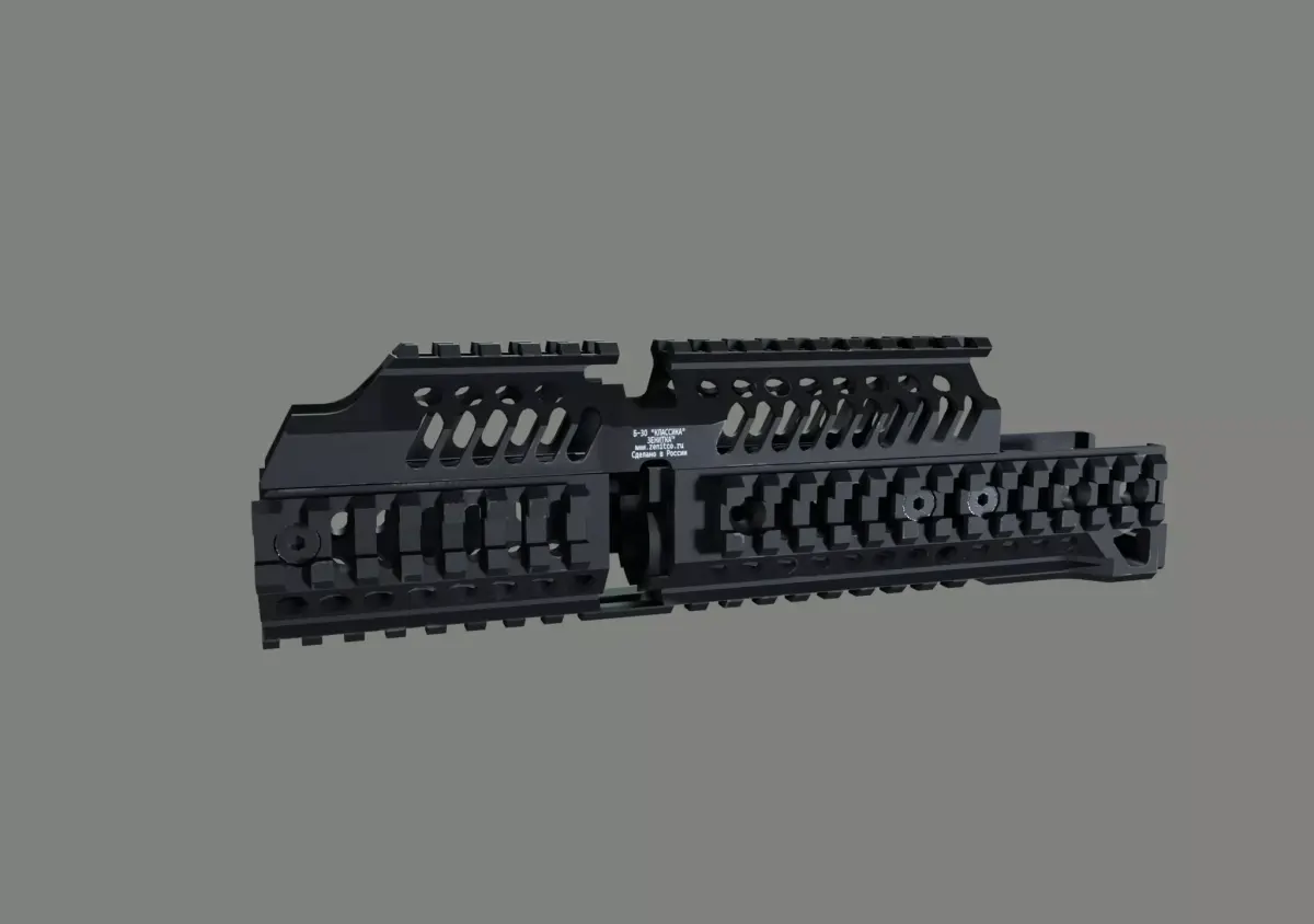 AK B-30 Zenit handguard  Low-poly 3D model