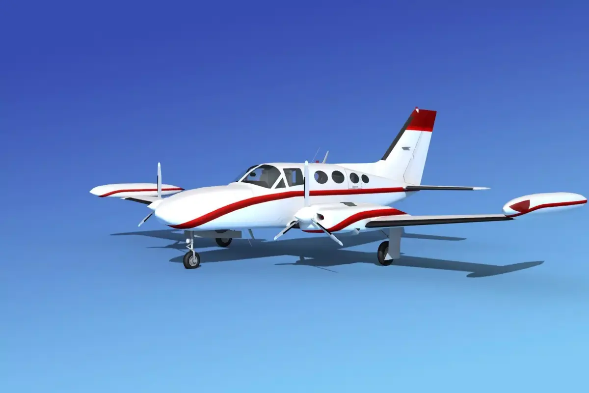 Cessna 421 Golden Eagle V12 3D model