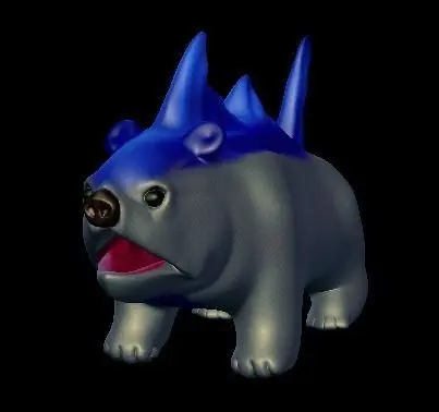 Tunabear triceratops 3D model