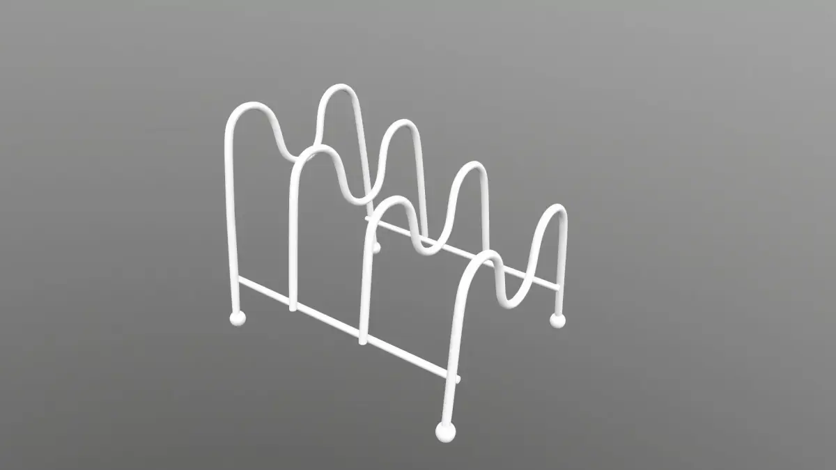 Commodity Shelf Storage Rack 3D model