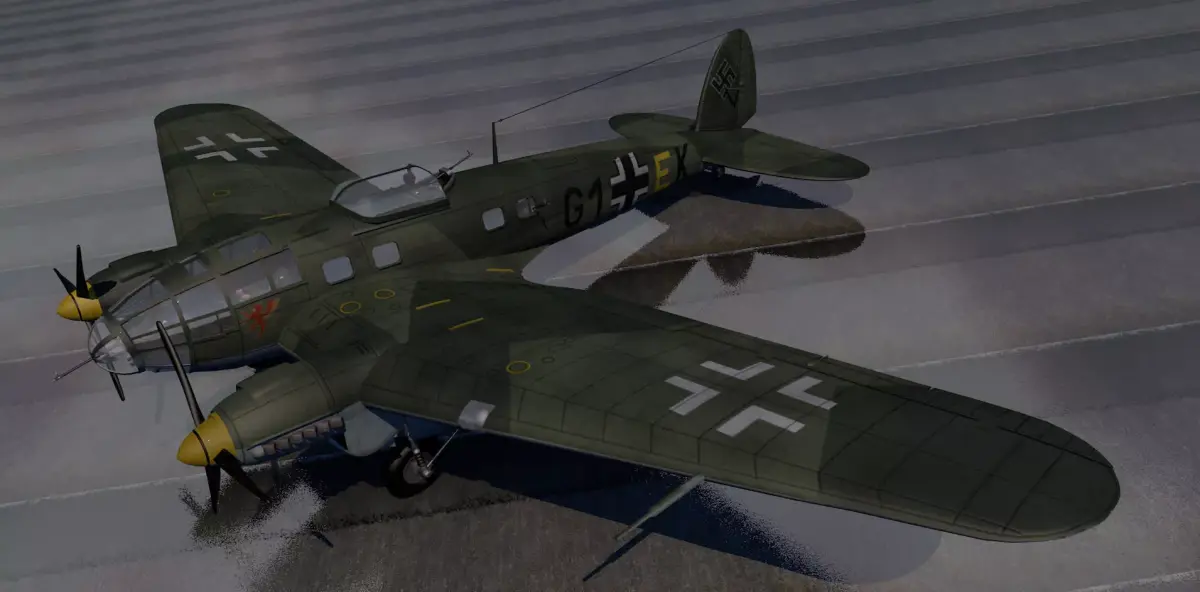 Heinkel He-111H-3 3D model