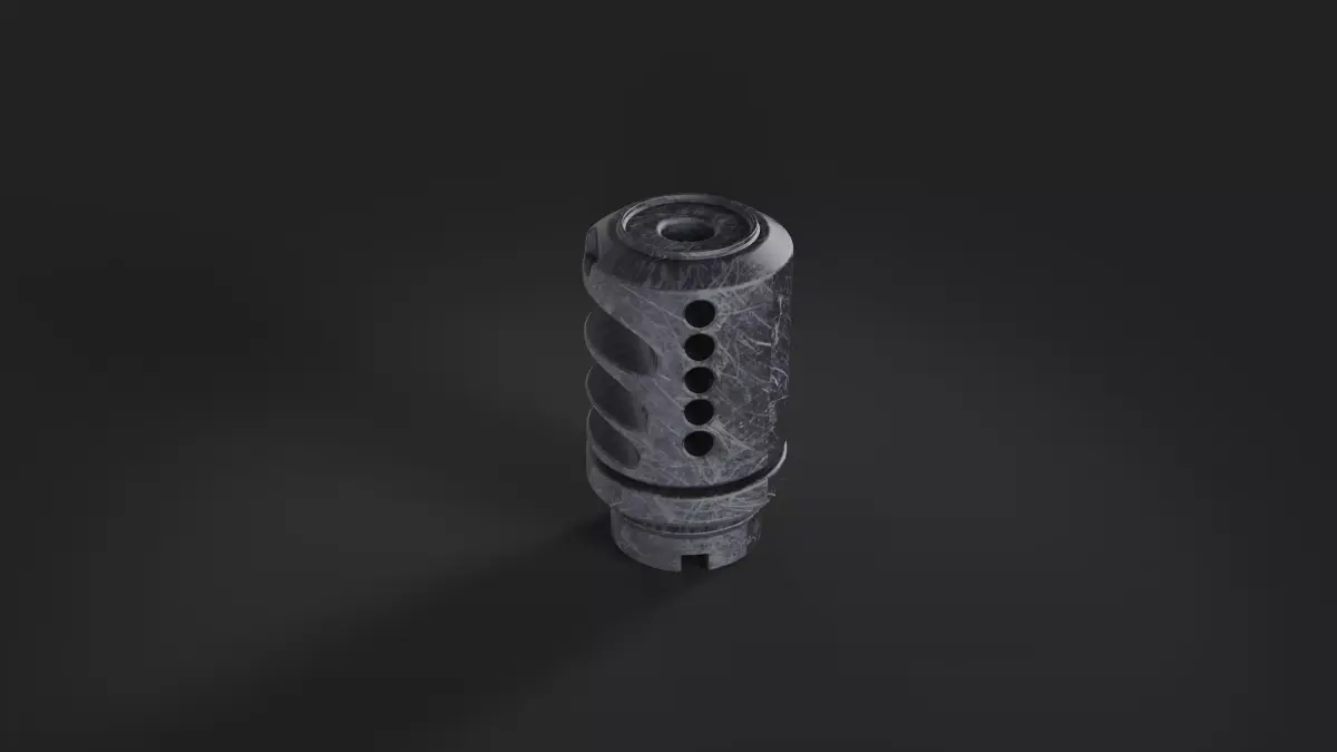 muzzle brake  vol7 3D model