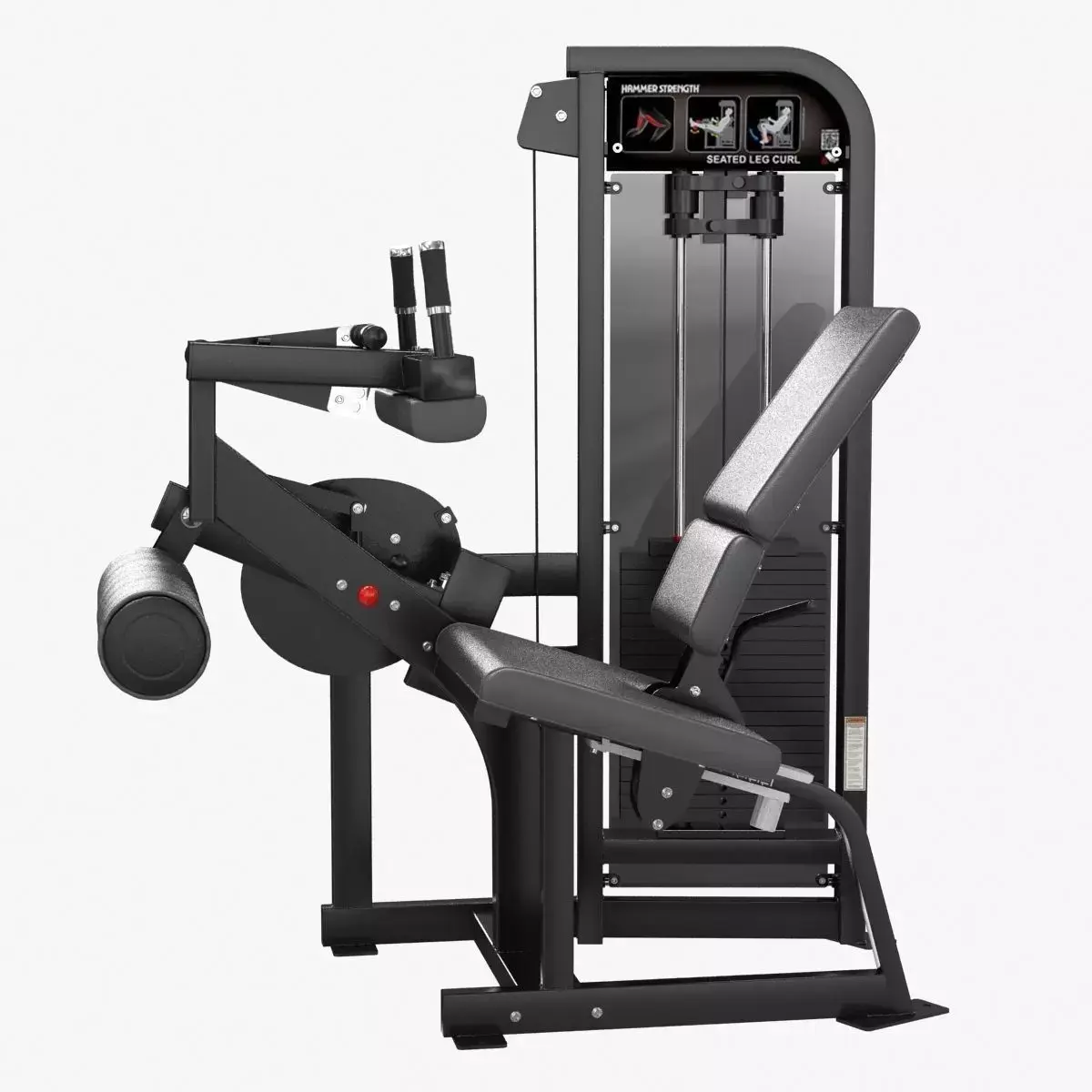 Hammer Strength Select SE Full Seated Leg Curl 3D model