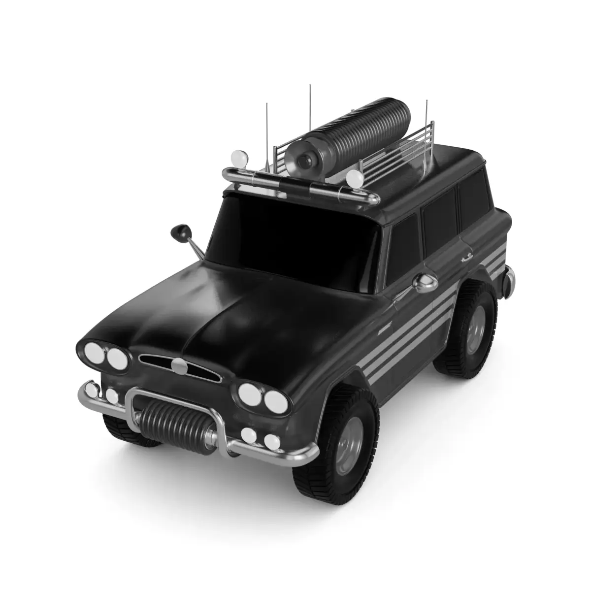 Search Rescue Vehicle 3D model shop