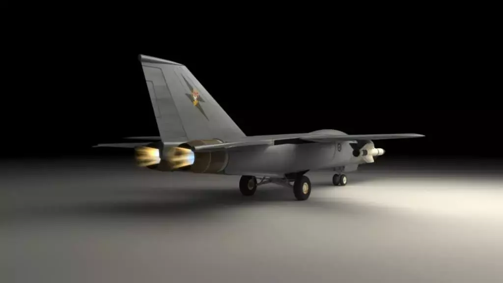 F111 Jet Fighter 3D model