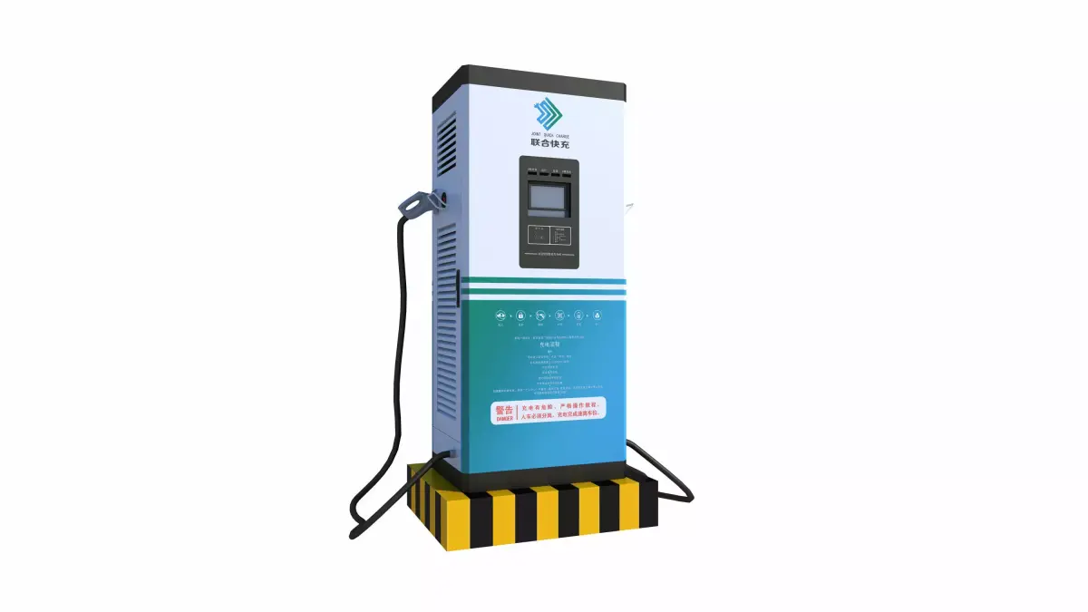 Electric Vehicle Charging Station 3D model