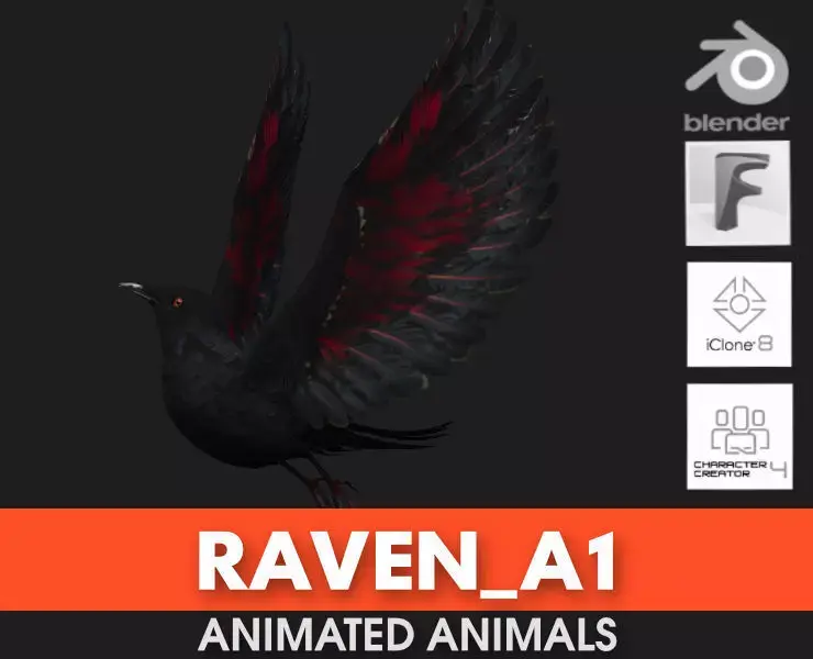 Raven A1 3D model