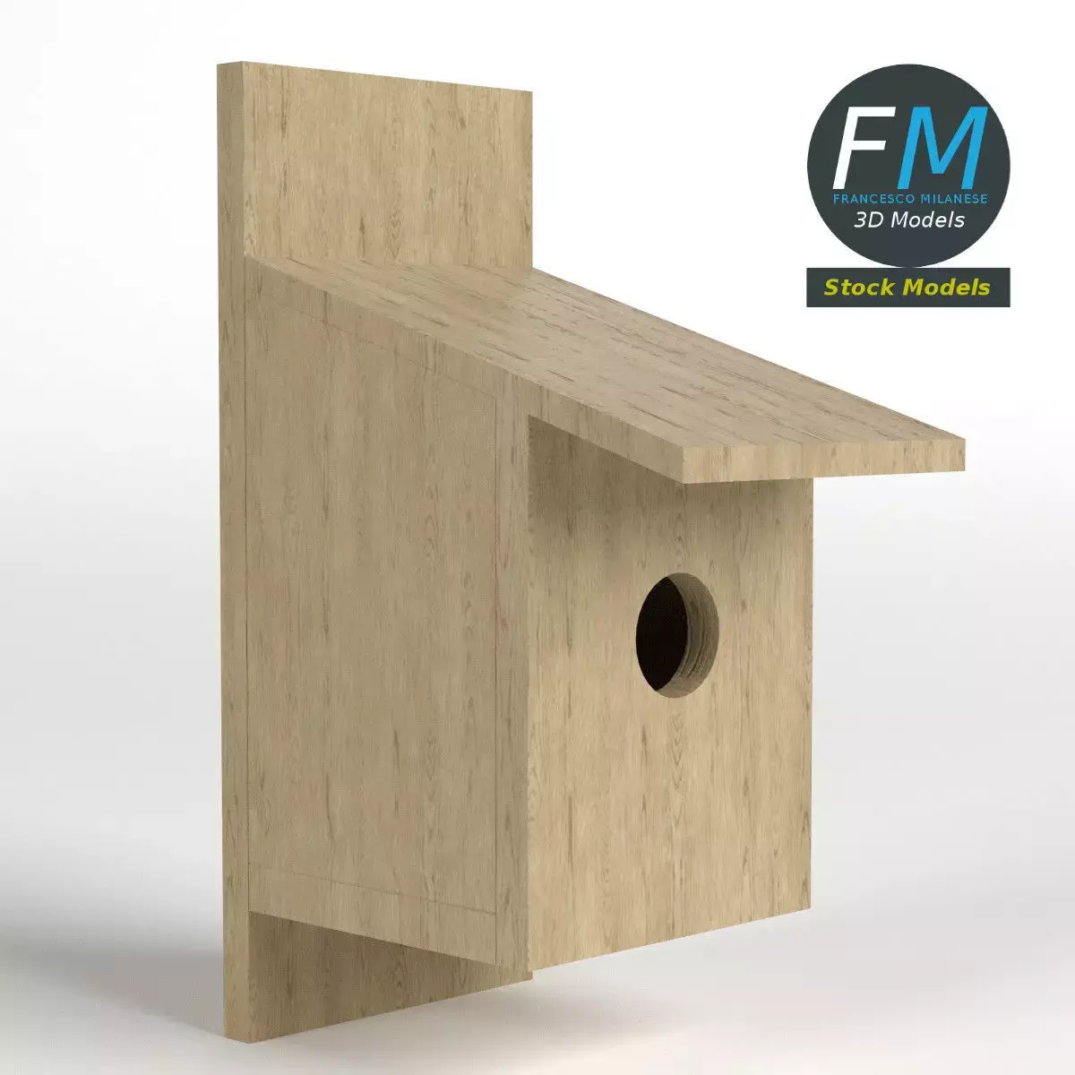 Nest box 3D model