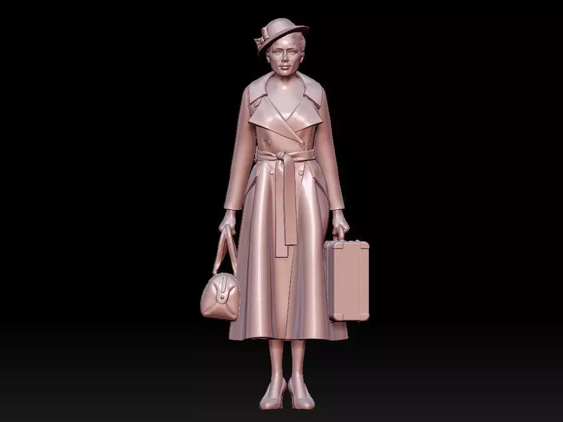 woman 3D print model order