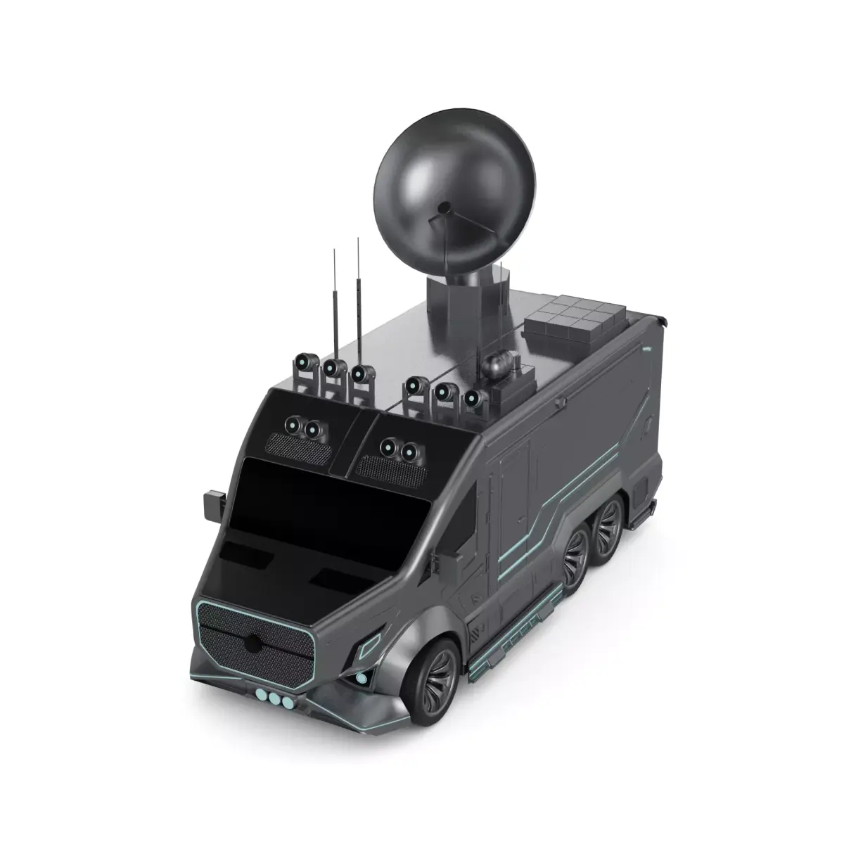 Broadcast Vehicle 3D model